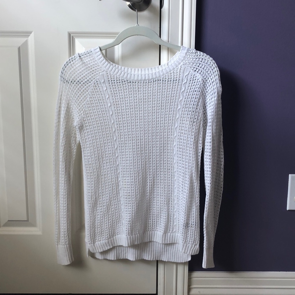 Cherokee White Sweater